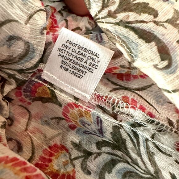 Misa Los Angeles Amata Dress In Somerset Floral Chiffon Bohemian Maxi XS NWT - Picture 13 of 16